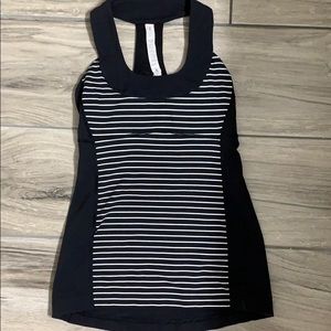 Lululemon racerback striped tank